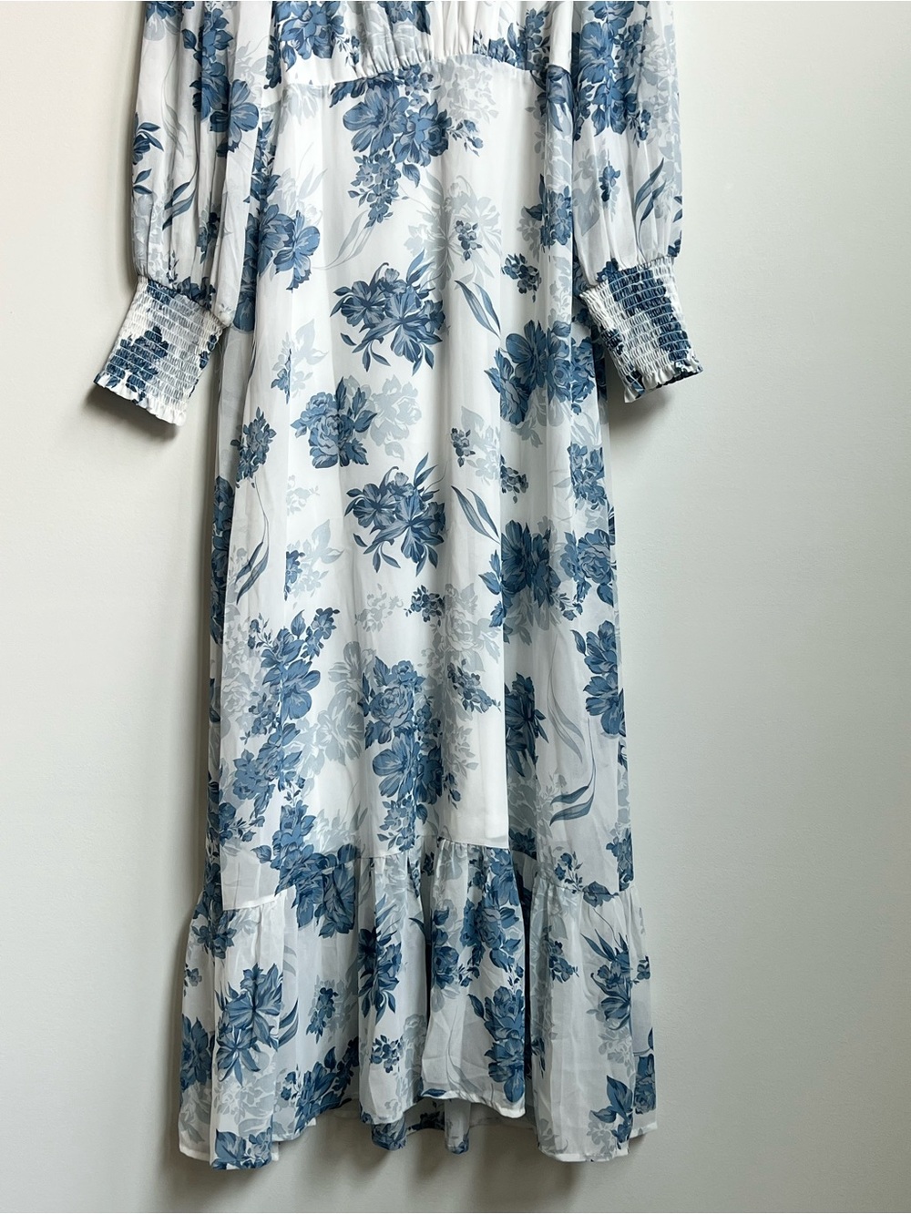 Baltic Born Maxi Dress Blue Floral Luciana Boho Romantic Ethereal Event Whimsy - Picture 6 of 16